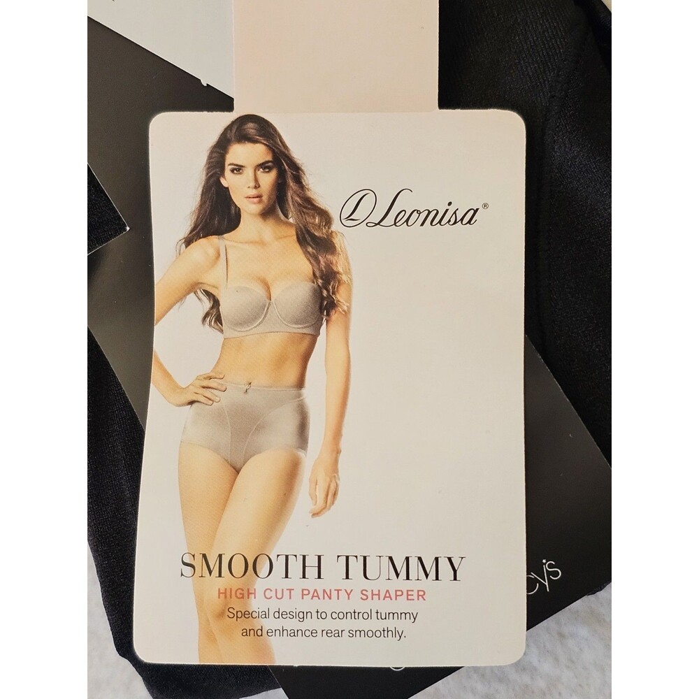 Thalia by Leonisa Smooth Tummy Panty Shaper Size XL Black Control Shapewear NWT - Picture 13 of 13